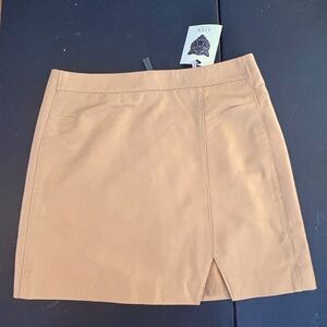 Leather mini skirt nwt